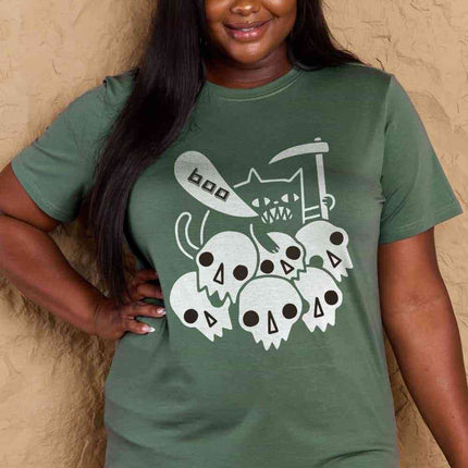 Simply Love Full Size Graphic BOO Cotton T-Shirt