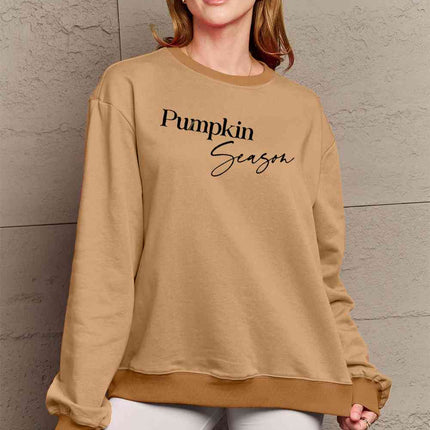 Simply Love Full Size PUMPKIN SEASON Graphic Sweatshirt