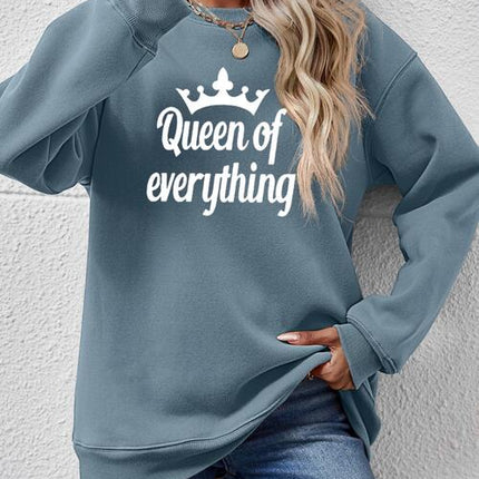 QUEEN OF EVERYTHING Round Neck Sweatshirt