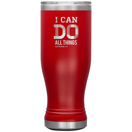 Uniquely You  BOHO  Insulated Tumbler - 20oz, I Can Do All Things Philippians 4:13, Engraved,  Travel Mug
