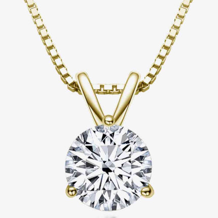 Adored Show Off 1 Carat Moissanite Pendant Necklace