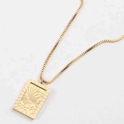 Stainless Steel 18K Gold-Plated Necklace