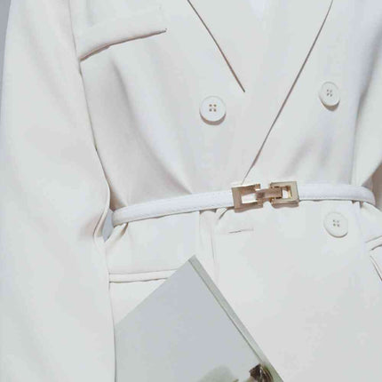 PU Skinny Belt