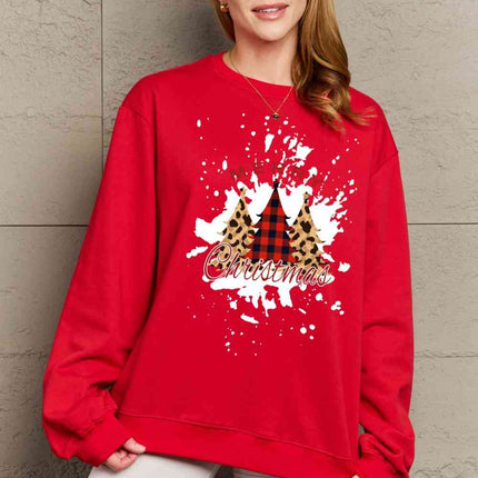 Simply Love Full Size MERRY CHRISTMAS Graphic Sweatshirt