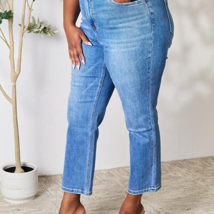 BAYEAS Full Size High Waist Straight Jeans
