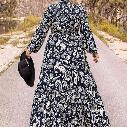Plus Size Long Sleeve Maxi Dress - Vickie Lynn's