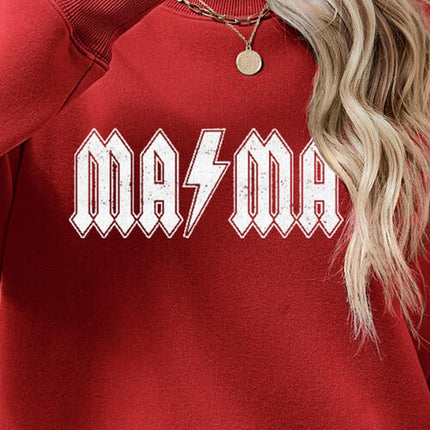 Letter Graphic Dropped Shoulder Sweatshirt