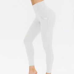 Wide Waistband Sports Leggings - Vickie Lynn's