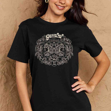 Simply Love Full Size GEMINI Graphic T-Shirt