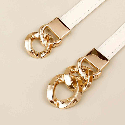 PU Skinny Belt - Vickie Lynn's