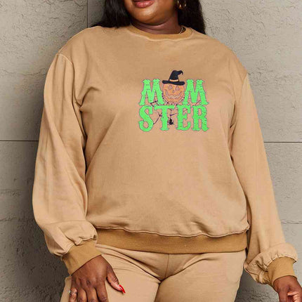Simply Love Full Size Drop Shoulder Graphic Sweatshirt