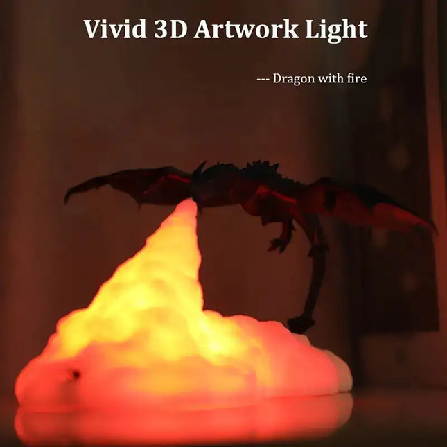 Lámpara LED Dragón USB