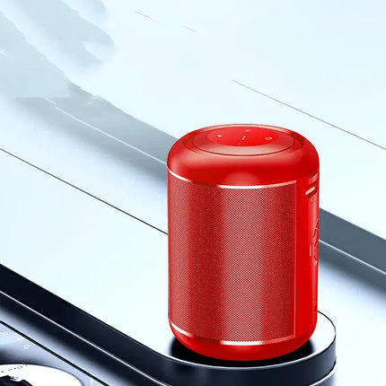 Color: Disco U enchufable rojo - Altavoz Bluetooth Altavoz pequeño Súper subwoofer