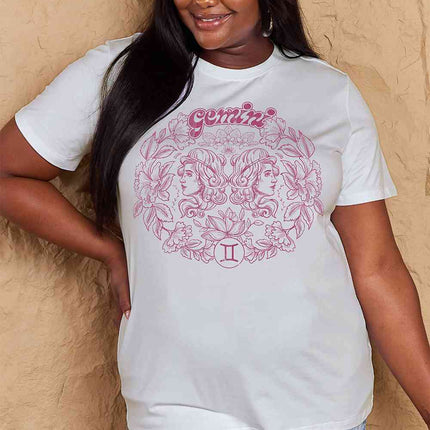 Simply Love Full Size GEMINI Graphic T-Shirt