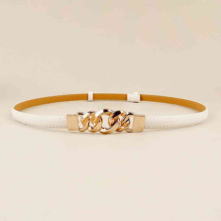 PU Skinny Belt - Vickie Lynn's