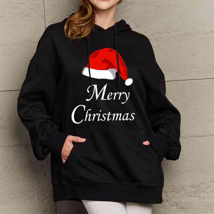 Simply Love Full Size MERRY CHRISTMAS Graphic Hoodie