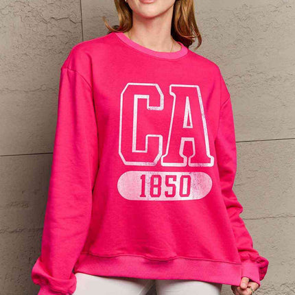 Simply Love Simply Love Full Size GA 1850 Graphic Sweatshirt