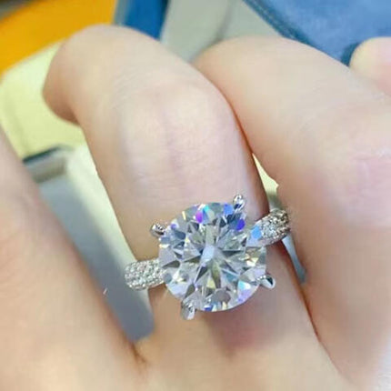 5 Carat Moissanite 925 Sterling Silver Ring