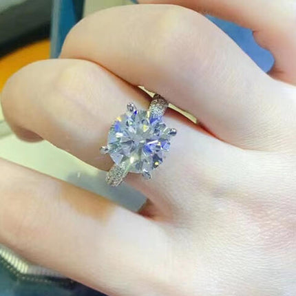 5 Carat Moissanite 925 Sterling Silver Ring