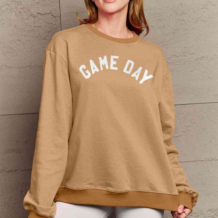 Simply Love Full Size GAME DAY Graphic Sweatshirt