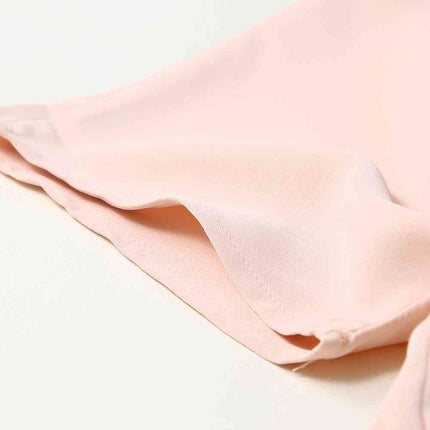 Buttoned V-Neck Short Sleeve Romper