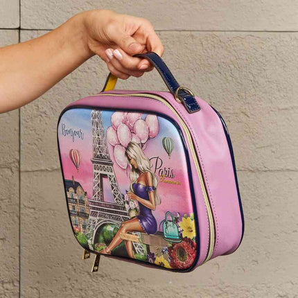Nicole Lee USA Printed Handbag with Three Pouches - Vickie Lynn's
