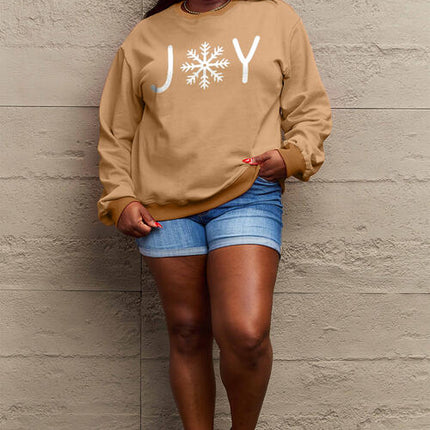 Simply Love Full Size Graphic Long Sleeve Sweatshirt