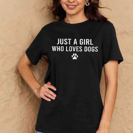 Simply Love Full Size Dog Paw Graphic Cotton T-Shirt