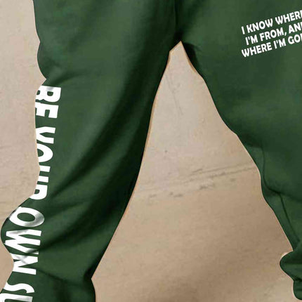 Simply Love Full Size BE YOUR OWN SUN Graphic Sweatpants