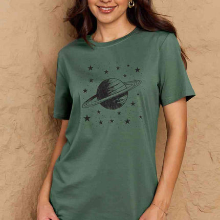 Simply Love Full Size Planet Graphic Cotton T-Shirt