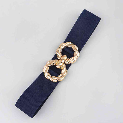 Zinc Alloy Buckle Elastic Belt
