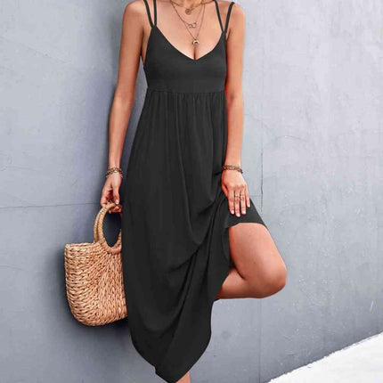 Double Strap Tie Back Dress