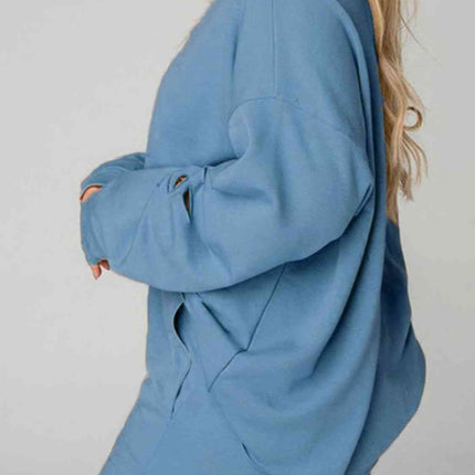 Distressed Sweatshirt and Joggers Set