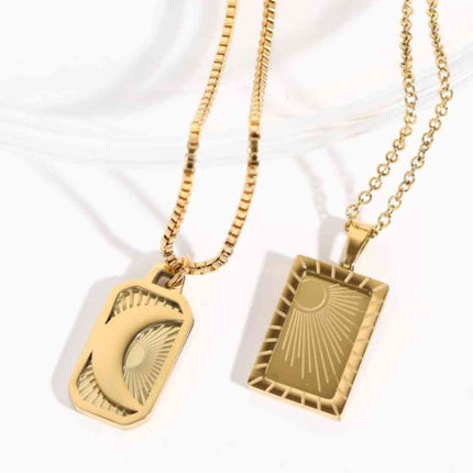 Stainless Steel 18K Gold-Plated Necklace