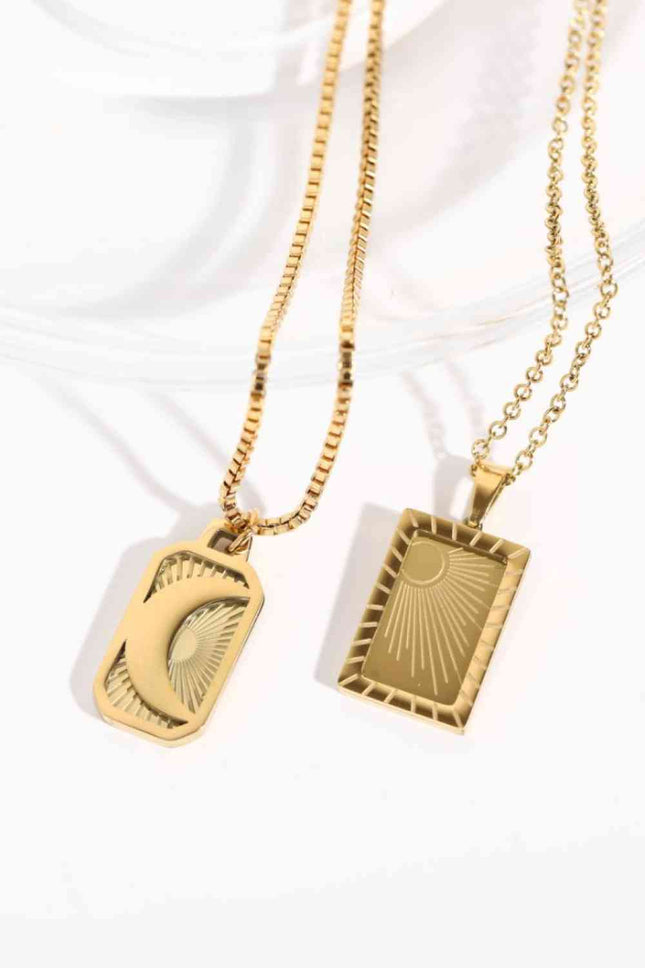 Stainless Steel 18K Gold-Plated Necklace