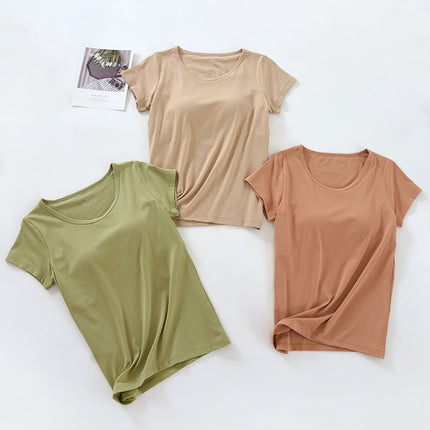 Round Neck Short Sleeve T-Shirt