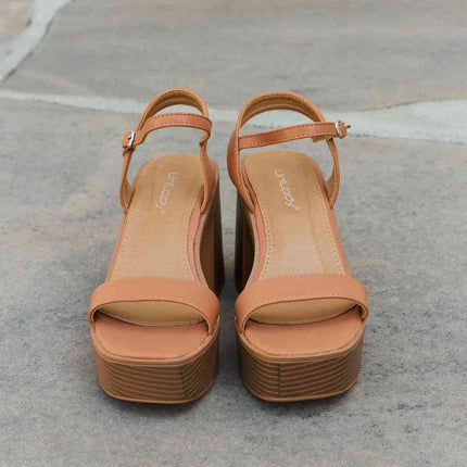 Weeboo Feel It Platform Heel Sandals