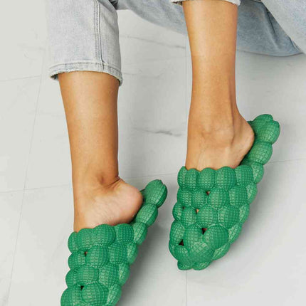 NOOK JOI Laid Back Bubble Slides in Green