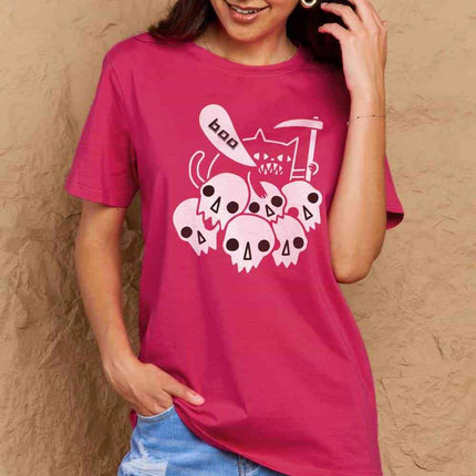 Simply Love Full Size Graphic BOO Cotton T-Shirt