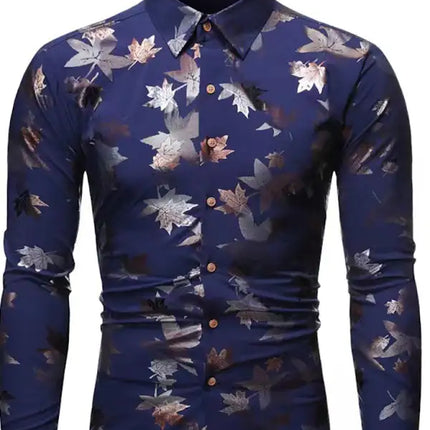 Men's Hawaiian Shirt Short Sleeves Printed Button Down Summer Beach Dress Shirts
