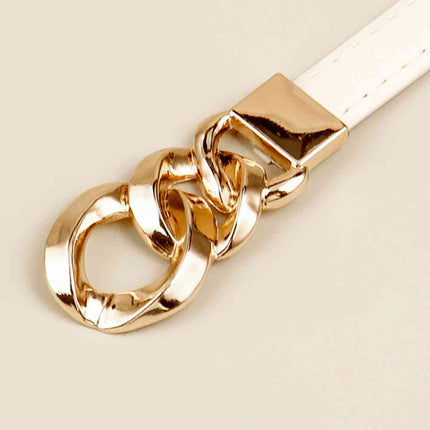 PU Skinny Belt - Vickie Lynn's