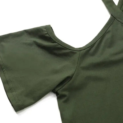 Women's Crew Neck Athleisure Pair Short Sleeve Suit