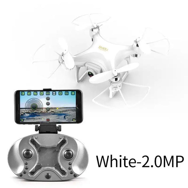 Color: negro 0.3mp - s26 mini avión de cuatro ejes hd wifi cámara aérea control remoto avión resistente drone niño juguetes transfronterizos