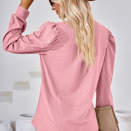 Notched Long Sleeve T-Shirt
