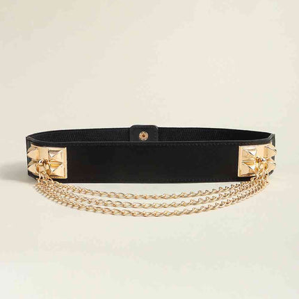 Elastic Belt with Chain