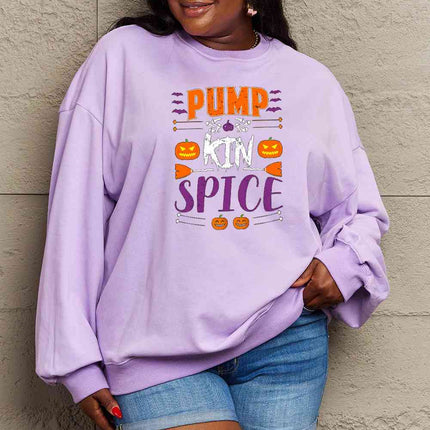 Simply Love Full Size PUMPKIN SPICE Graphic Sweatshirt