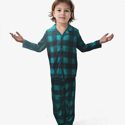Boy Plaid Shirt and Pants Set