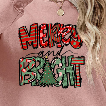 MERRY AND BRIGHT Long Sleeve Sweatshirt