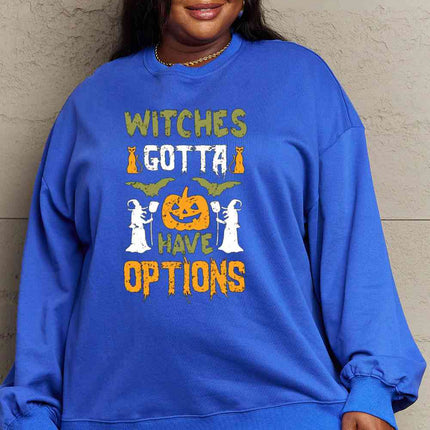 Simply Love Full Size Graphic Drop Shoulder Sweatshirt