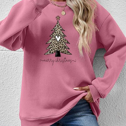 Christmas Tree Graphic Long Sleeve Sweatshirt - Vickie Lynn's